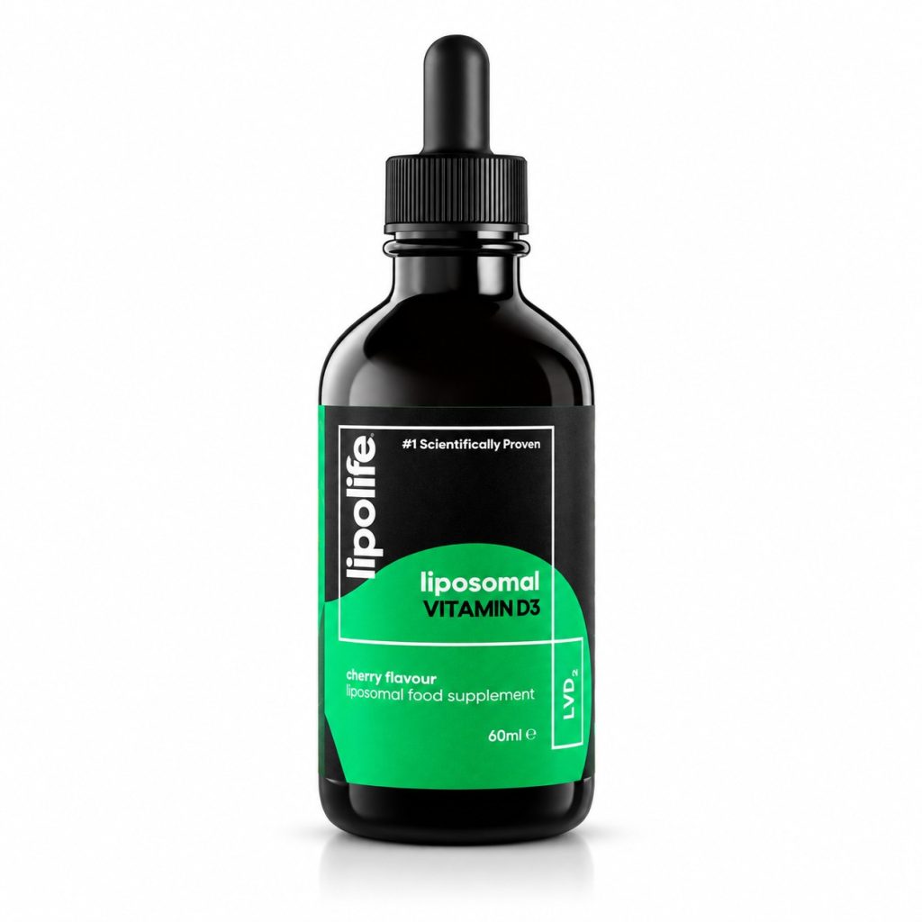 Lipolife Liposomal Vitamin D3 cherry flavour 60ml