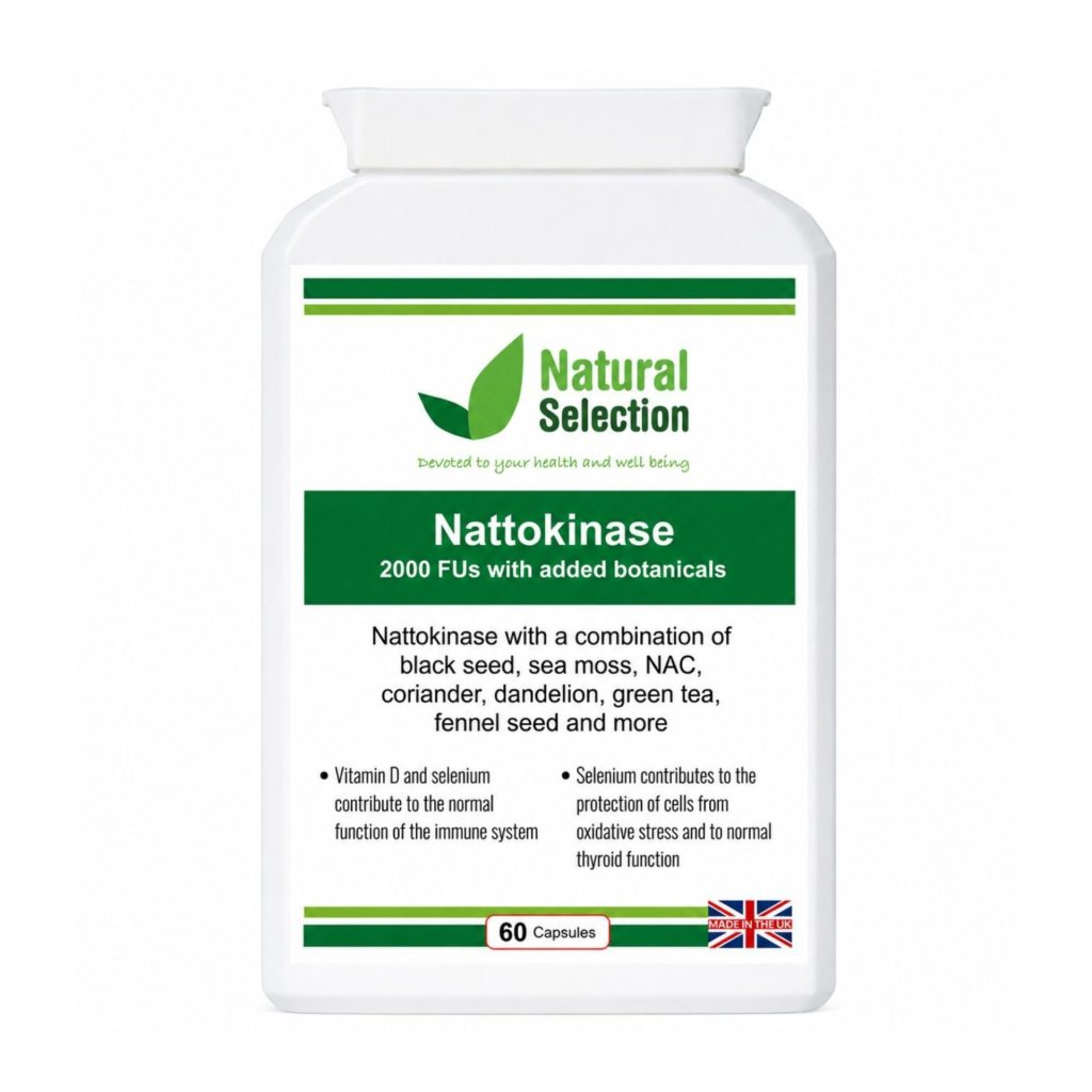 Natural Selection Nattokinase Complex 2000 FU 60 vegan capsules