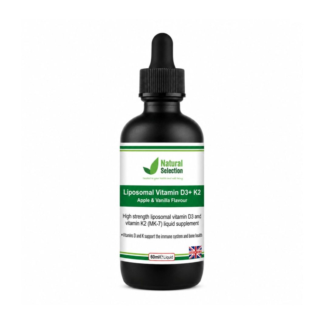 Natural Selection Liposomal Vitamin D3 and K2 liquid supplement 60ml